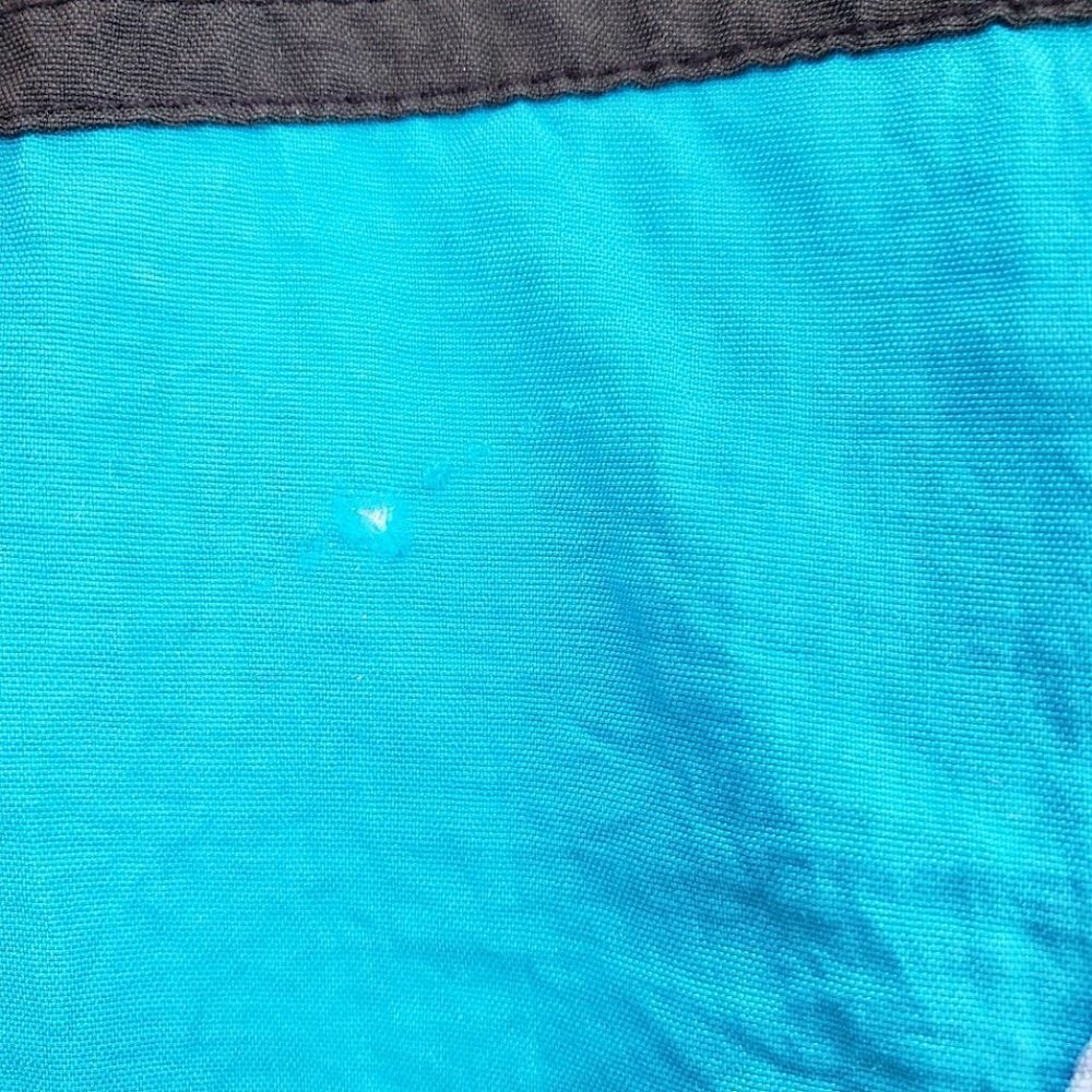 Surf Odyssey mens XLarge vintage 90s colorblock red blue swim trunks shorts - Picture 13 of 13